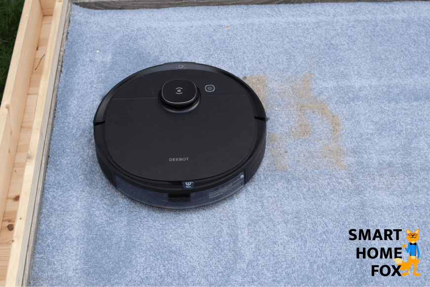 Test 2 sable tapis à poils longs OZMO T8 AIVI 